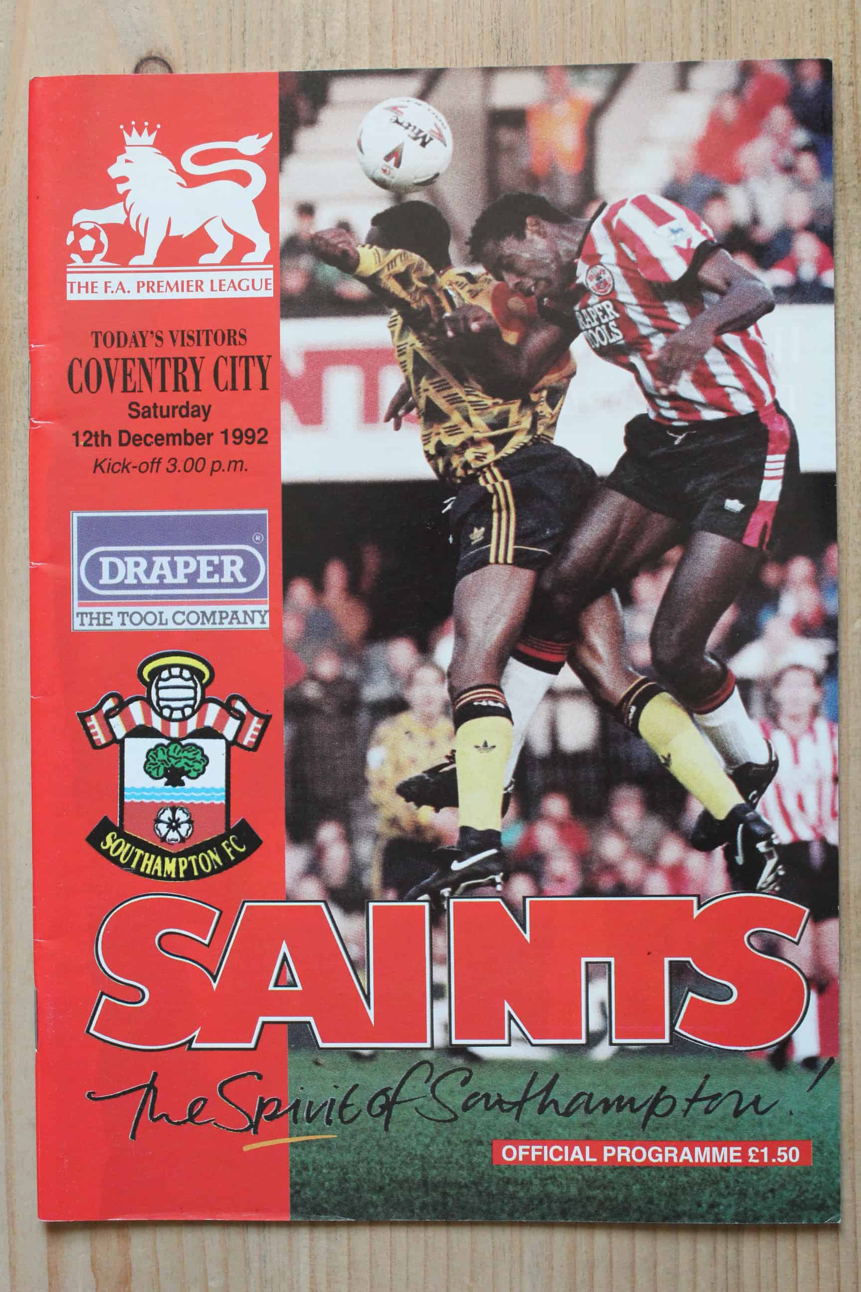 Southampton FC v Coventry City FC